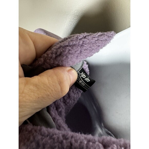 REI Jacket Womens Small  Long Sleeve Fleece Purple Pockets Casual - Picture 6 of 7